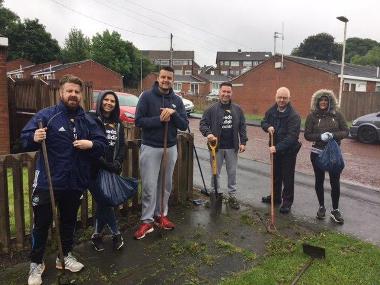 Leeds Building Society volunteers