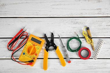 Tools on a table