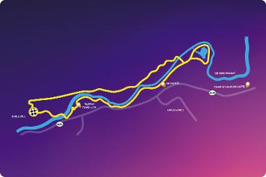 Derwent route map