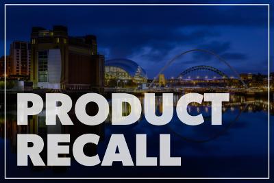 Product recall graphic