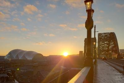 Tyne Bridge sunrise 2