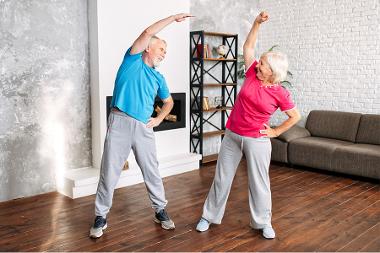 Exercising at home