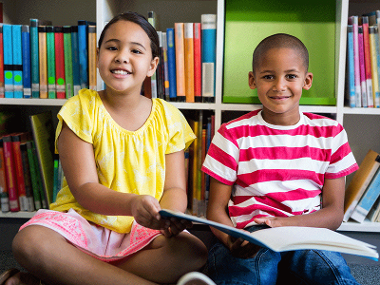 Children reading