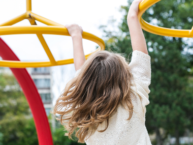 Child on playground