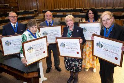 Gateshead Council's new Aldermen and Alderwomen