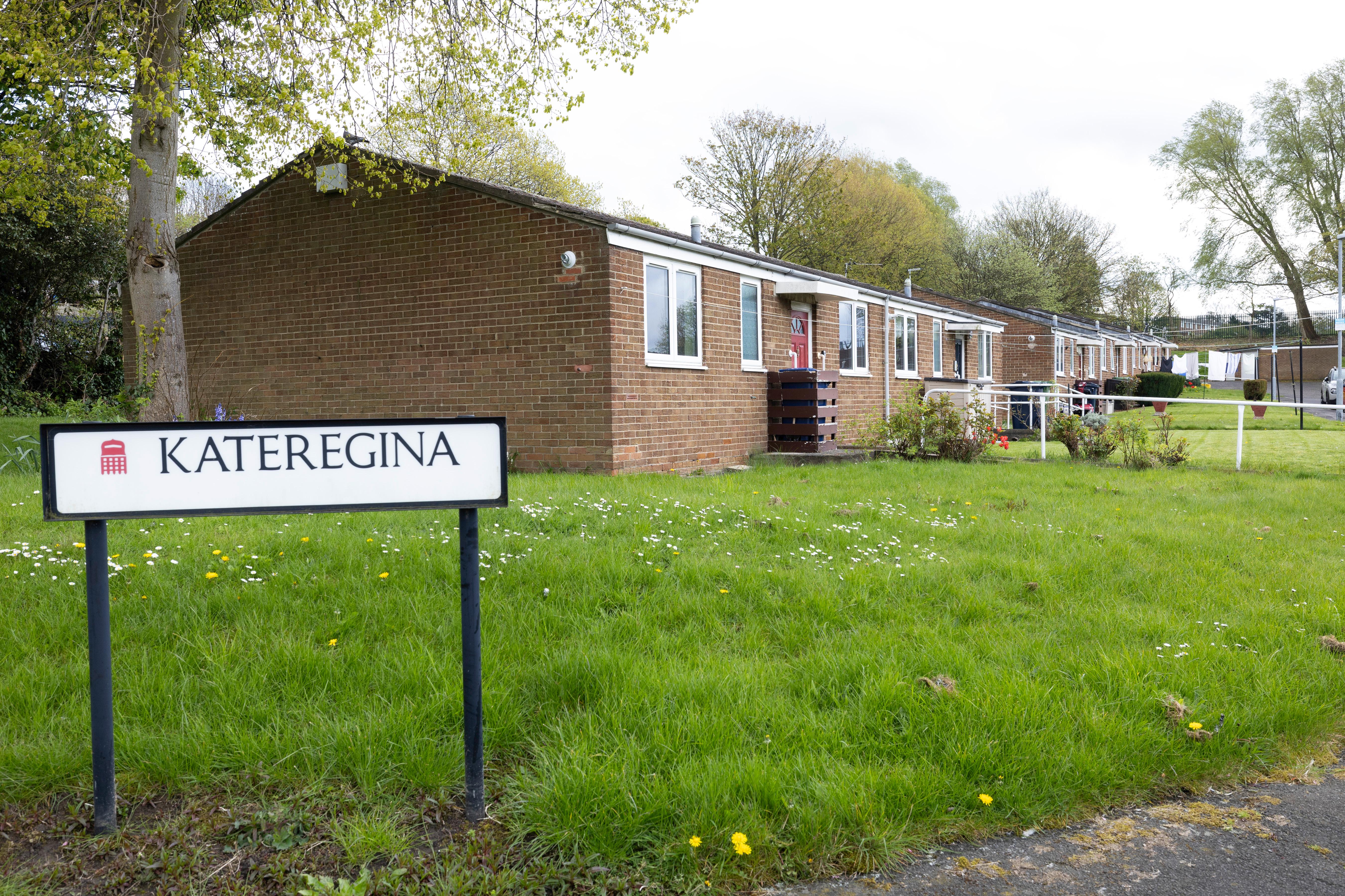 Katregina road sign