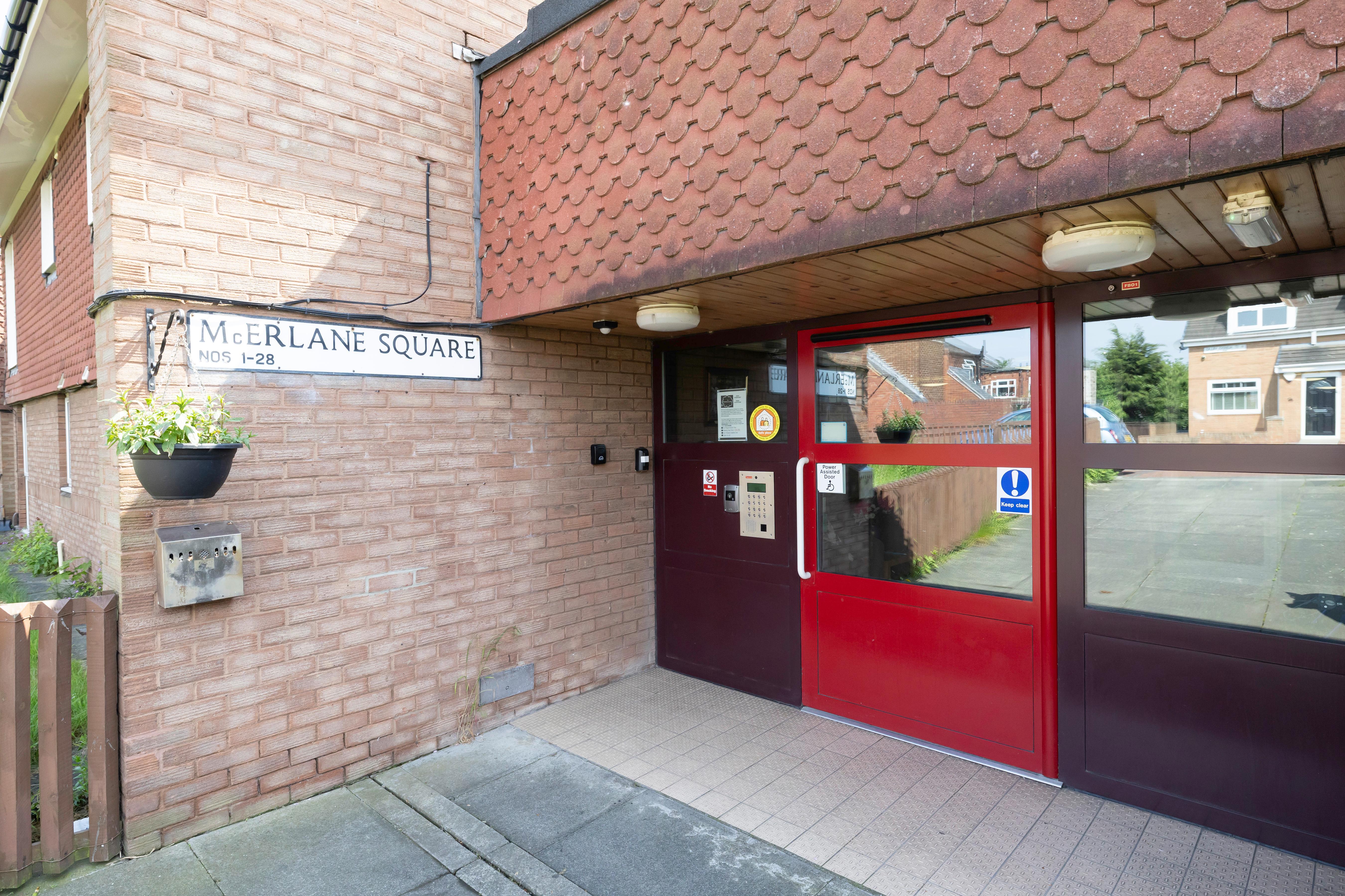 Mcerlene Square communal entrance