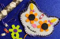 Image representing Sewable Sugar Skull Cat Decoration