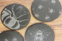 Image representing MakerPlace Workshop: Laser Engraved Slate Coasters