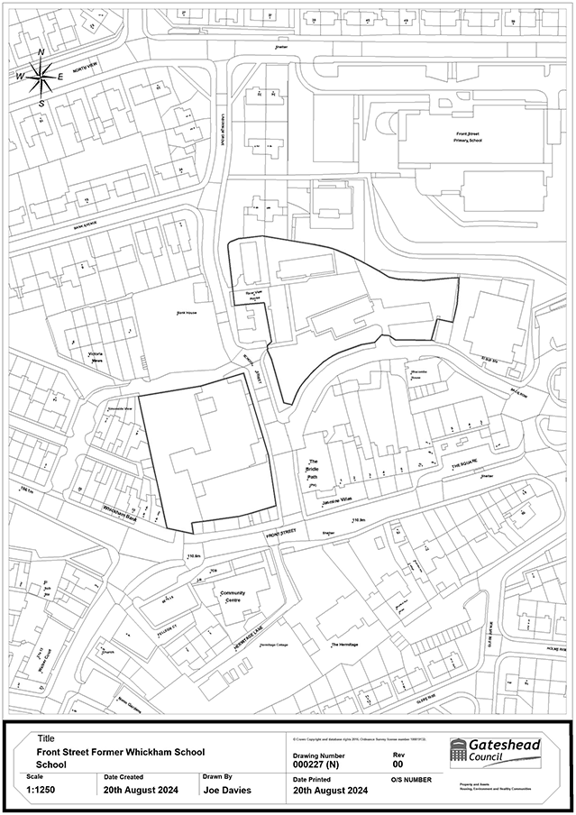 North View, Whickham - plan