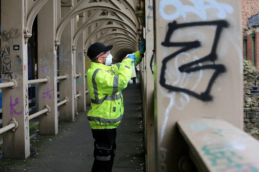 Graffiti on High Level Bridge