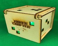 MakerPlace Families: Laser Cut Minecraft Block 