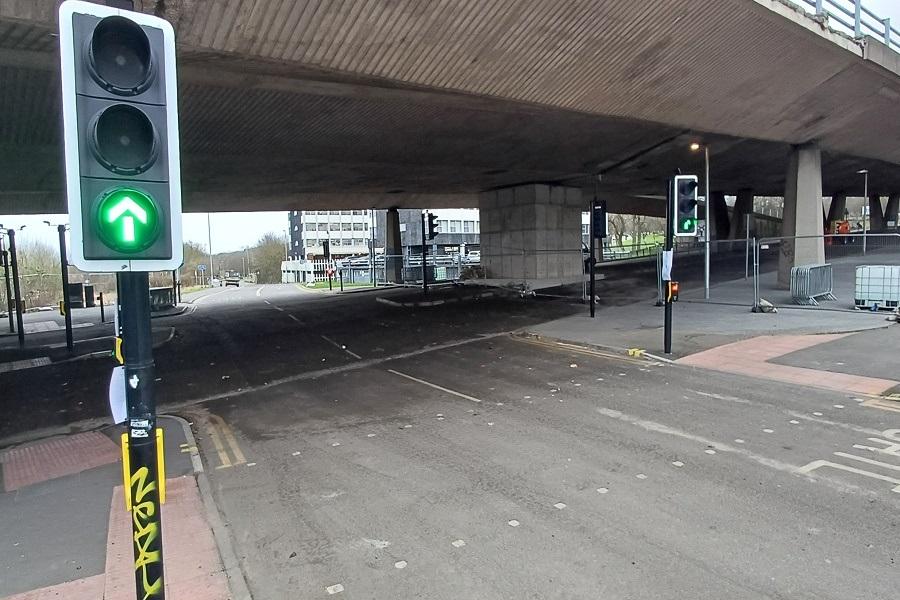 flyover bus lane open